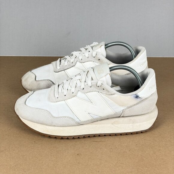 New Balance Shoes - New Balance 237 Casual Lifestyle Sneakers Womens 8 White Gray Low Top Lace Up
